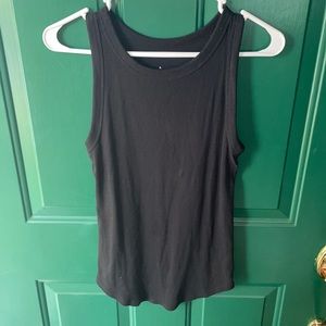 Black tank top